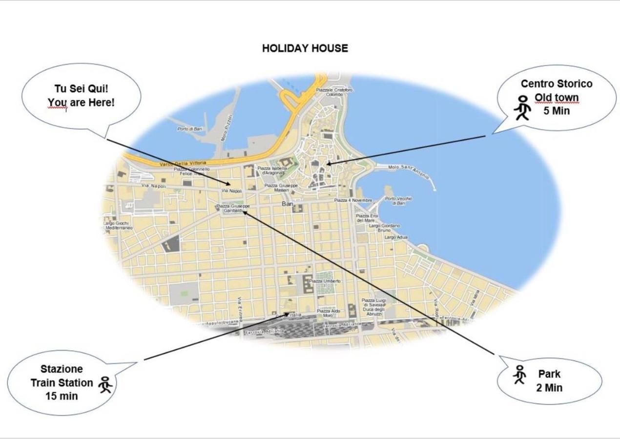 Holiday House Nel Cuore Di 巴里 外观 照片